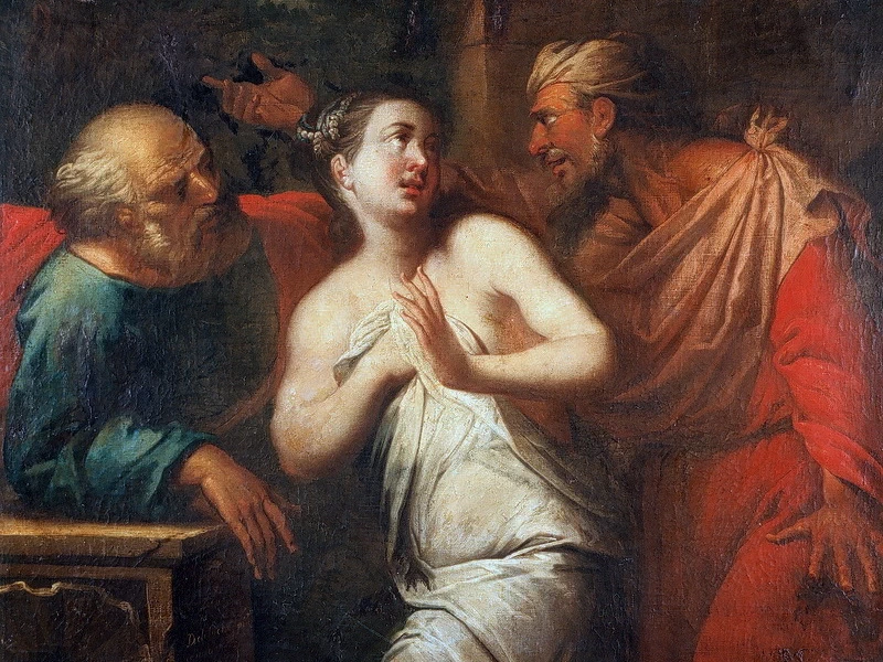 1716-Paul-Joseph Delcloche - Susanna e i vecchioni - Musée de l'Art wallon, Liège